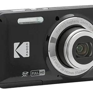 Kodak PIXPRO FZ55 e zezë, pamje e përparme